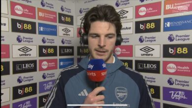 "The way his brain works is something else” —Declan Rice Praises One Arsenal Star After Crucial Arsenal Win at Bournemouth
