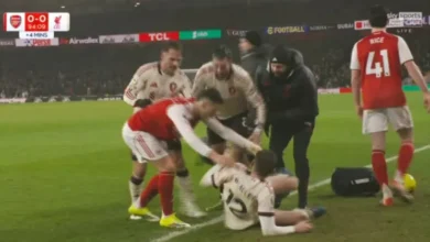 “Disgraceful!” — Gary Neville Explodes at Gabriel Martinelli After Shocking Incident in Arsenal vs Liverpool Clash